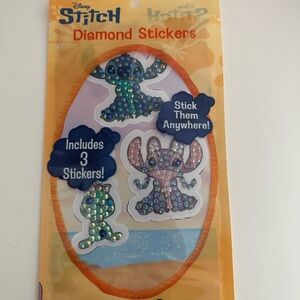 Disney Stitch Angel Scrump Diamond Stickers